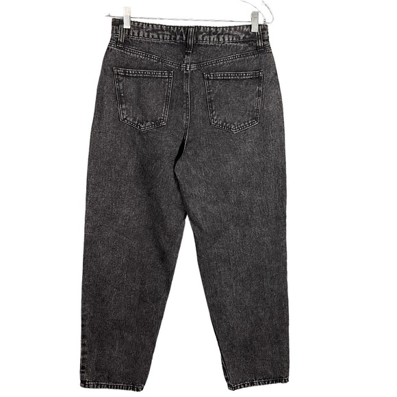 NEW Forever 21 High Rise Baggy Wide Leg Barrel Jeans Black Wash US 28 Grunge - Picture 2 of 10